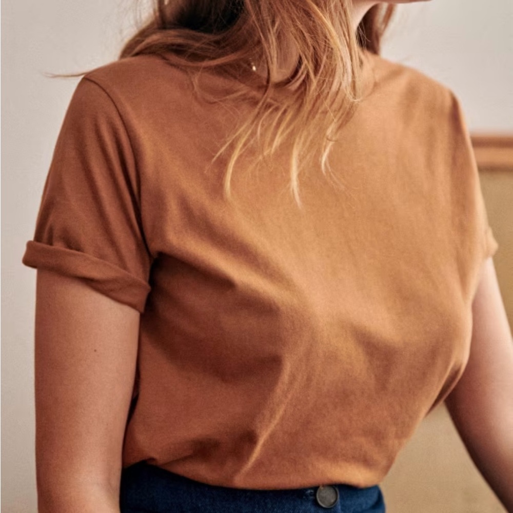 Sezane Conrad Tee - Camel